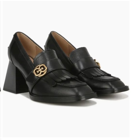 Sam Edelman Quinly Kiltie Block Heel Loafer in Bla MSRP$190 2024's Most Beloved - Picture 5 of 16